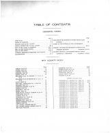 Table of Contents, Ray County 1914